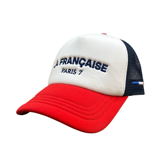 Casquette Filet La Française Bleu Blanc Rouge