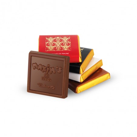 Plumier Maxim's - 8 Carrés de chocolat assortis